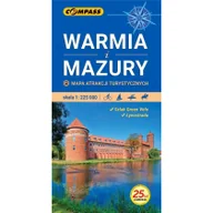 Atlasy i mapy - COMPASS Mapa atrakcji tur. - Warmia i Mazury 1:225 000 w.3 - miniaturka - grafika 1