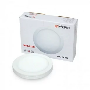 LM ŻARÓWKA MODUŁ LED ES111 AR111 QR111 230V 8W 3000K 680lm=60W 120 stopni wys.3cm - Żarówki LED - miniaturka - grafika 1
