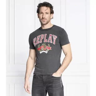 Replay T-shirt MURBLE | Regular Fit - Koszulki męskie - miniaturka - grafika 1