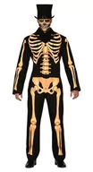 Stroje karnawałowe - Strój dla dorosłych, pan kościotrup, rozmiar M - miniaturka - grafika 1