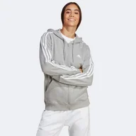 Bluzy męskie - Bluza adidas 3 Stripes Full-Zip R HD I9917 szary X - miniaturka - grafika 1