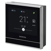 Systemy inteligentnych domów - Termostat Siemens s čidlem vlhkosti a kvality vzduchu VOC, chytrý (RDS110) - miniaturka - grafika 1