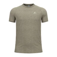 Koszulki sportowe męskie - Koszulka męska Odlo ESSENTIAL SEAMLESS T-shirt crew neck l/s - miniaturka - grafika 1
