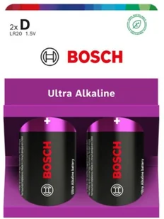 BATERIA BOSCH 2SZT D ULTRA ALKALINE LR20UA2B/00 - Baterie i akcesoria - miniaturka - grafika 1