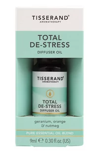 Tisserand Total De-Stress Diffuser Oil - Geranium + Pomarańcza + Gałka muszkatołowa (9 ml) - Aromaterapia - miniaturka - grafika 1