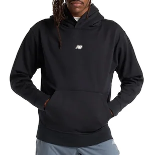 Bluza New Balance MT44583BK - czarna - Bluzy męskie - miniaturka - grafika 1