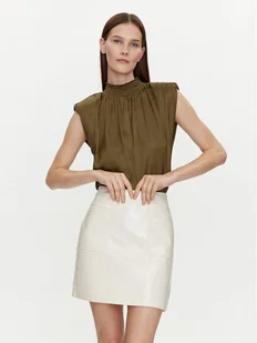 Morgan Bluzka 241-OFLIP Khaki Regular Fit - Bluzki damskie - miniaturka - grafika 1