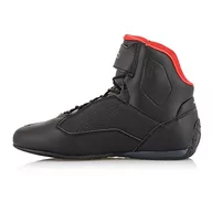 Buty motocyklowe - Alpinestars Faster-3 Shoes Black Gray Red, czarny/szary/czerwony, 46, 2510219131-46 - miniaturka - grafika 1