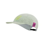 Czapki i chusty sportowe męskie - COMPRESSPORT Czapka biegowa 5 PANEL LIGHT CAP sugar/ice print - miniaturka - grafika 1