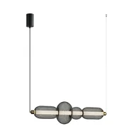 Lampy sufitowe - Podłużna lampa wisząca, LED PND-84283-4-BK z serii MARCO  - miniaturka - grafika 1