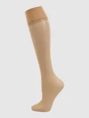 Rajstopy - Podkolanówki przezroczyste — 12 DEN - miniaturka - grafika 1