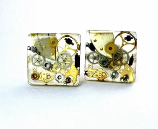 MAN'S PRECIOUS 4 - unikaotwe spinki z mechanizmami - Spinki do mankietów i krawatów - miniaturka - grafika 1