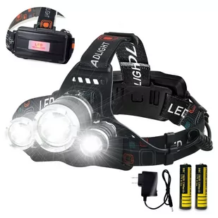 Latarka czołowa Alogy czołówka CREE XM-L T6  RJ-3000 - Latarki - miniaturka - grafika 1