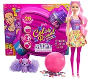 Lalki dla dziewczynek - Mattel Lalka Kolorowa niespodzianka brokatowy róż HBC39 MATTEL HBC39 - miniaturka - grafika 1
