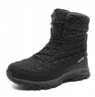 Śniegowce damskie - Nortiv 8 Śniegowce Czarne Sznurowane Za Kostkę 38 Jta - miniaturka - grafika 1