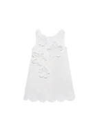 Sukienki i spódniczki dla dziewczynek - Abel & Lula Sukienka elegancka 5055 Biały Regular Fit - miniaturka - grafika 1