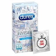 Prezerwatywy - Durex Durex prezerwatywy Invisible dla większej bliskości 10 szt supercienkie - miniaturka - grafika 1