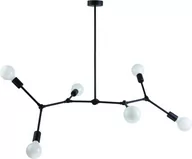 Lampy sufitowe - Nowodvorski LAMPA wisząca TWIG 9138 industrialna OPRAWA metalowy ZWIS molekuły czarna 9138 - miniaturka - grafika 1