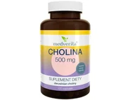 Witaminy i minerały - Medverita, Witaminy i minerały, Cholina 500 mg, 60 kaps - miniaturka - grafika 1