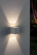 Lampy ogrodowe - Paulmann Biały kinkiet Cybo - IP65, zewnętrzny na ścianę domu - miniaturka - grafika 1
