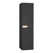 Szafki łazienkowe - Słupek wysoki Tolima 30 cm czarny - miniaturka - grafika 1
