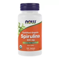 Suplementy naturalne - Now Foods Spirulina Certified Organic 500mg, 100tabl. 21PROSPIKA - miniaturka - grafika 1