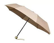 Parasole - MiniMax parasol damski, składany i kompaktowy, beżowy – mały parasol 25 cm – lekki 300 g – idealny w podróży – duża ochrona o średnicy 1 m - miniaturka - grafika 1