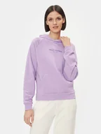 Bluzy damskie - Helly Hansen Bluza Core 54033 Fioletowy Regular Fit - miniaturka - grafika 1