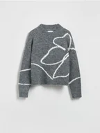 Swetry damskie - Reserved - Sweter ze wzorem - wielobarwny - miniaturka - grafika 1