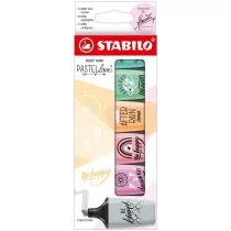 Zakreślacz STABILO BOSS MINI Pastellove etui 6 szt. 07/06-29 - Przybory szkolne - miniaturka - grafika 1