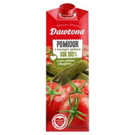 Soki i napoje niegazowane - Dawtona Sok 100 % pomidor z kiszonymi ogórkami 1 l - miniaturka - grafika 1
