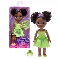 Lalki dla dziewczynek - Disney Princess Mini Lalka Tiana Petite Księżniczka I Żaba 16 cm - miniaturka - grafika 1