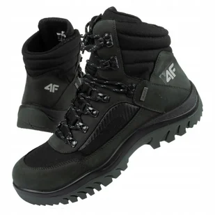 Buty męskie trekkingowe 4F zimowe [OBMH253 22S] - Buty trekkingowe męskie - miniaturka - grafika 1