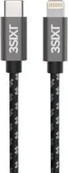 Kable USB - Kabel USB 3sixt USB-C - Lightning 0.3 m Grafitowy RB40835 - miniaturka - grafika 1