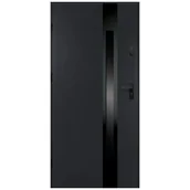 Drzwi zewnętrzne - Isoxa Drzwi zewnętrzne stalowe wejściowe Buena Shadow 68 antracytowe 80 lewe - miniaturka - grafika 1