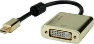 Adaptery i przejściówki - Adapter USB Roline ROLINE Kabel Adapter GOLD, MiniDP-DVI, M/F, v1.2 - miniaturka - grafika 1