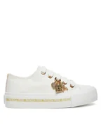 Buty dla dziewczynek - Patrizia Pepe Trampki PPJ309 27 Biały - miniaturka - grafika 1