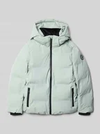 Kurtki i płaszcze dla dziewczynek - Kurtka pikowana o kroju regular fit z kapturem z podszewką model ‘MUYLA’ - miniaturka - grafika 1