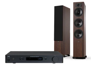 NAD C 328 (czarny) + Tesi 6 (mokka) - Zestawy stereo - miniaturka - grafika 1