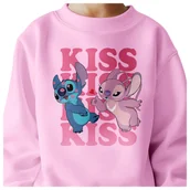 Bluzy dla dziewczynek - BLUZA DZIECIĘCA STITCH ANGEL ANDZIA KISS 134-140 DLA DZIEWCZYNKI CHŁOPCA - miniaturka - grafika 1