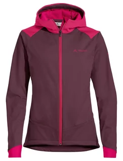 Kurtki damskie - Rowerowa kurtka damska Wo Qimsa Softshell Jacket cassis - grafika 1