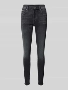 Jeansy o kroju skinny fit z 5 kieszeniami - Spodnie damskie - miniaturka - grafika 1