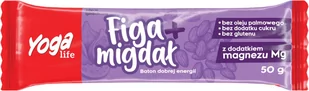 Yoga Life Yoga Life baton owocowy Figa + Migdał 50g - Batoniki - miniaturka - grafika 1