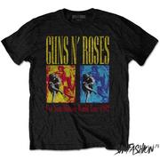 Koszulki i topy damskie - Koszulka Guns N roses Illusion World Tour Blk - miniaturka - grafika 1