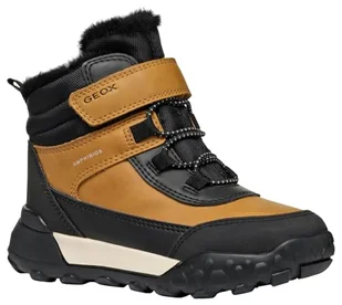 Geox J TREKKYUP BOY B ABX Botki, DK żółty/czarny, 37 EU, Dk żółty czarny, 4.5 UK - Botki damskie - miniaturka - grafika 1