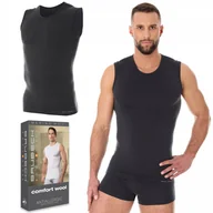 Koszulki męskie - BRUBECK SL10160 bezrękawnik męski WEŁNIANY - XXL - miniaturka - grafika 1