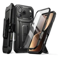 Etui i futerały do telefonów - Etui Supcase UB Pro do iPhone 17 Pro Black Pancerne z Klipsem - miniaturka - grafika 1
