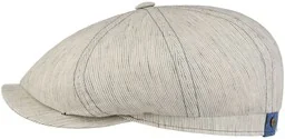 Kaszkiet Lniany Hatteras Pandico by Stetson, jasnobeżowy, 62 cm - Czapki męskie - miniaturka - grafika 1
