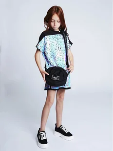 DKNY Sukienka elegancka D32874 S Kolorowy Regular Fit - Sukienki i spódniczki dla dziewczynek - miniaturka - grafika 1