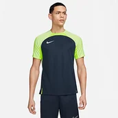 Koszulki i topy damskie - Nike Krótki rękaw Soccer Top M Nk Df Strk23 Top Ss, obsydian/Volt/White, DR2276-452, S - miniaturka - grafika 1